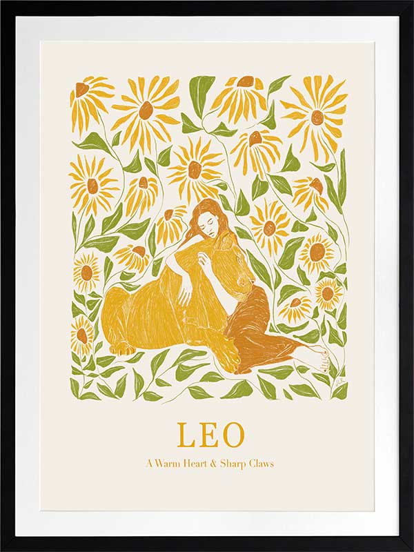 Leo Rectangle Poster Framed Art Print