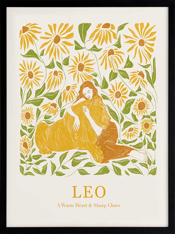 Leo Rectangle Poster Framed Art Print