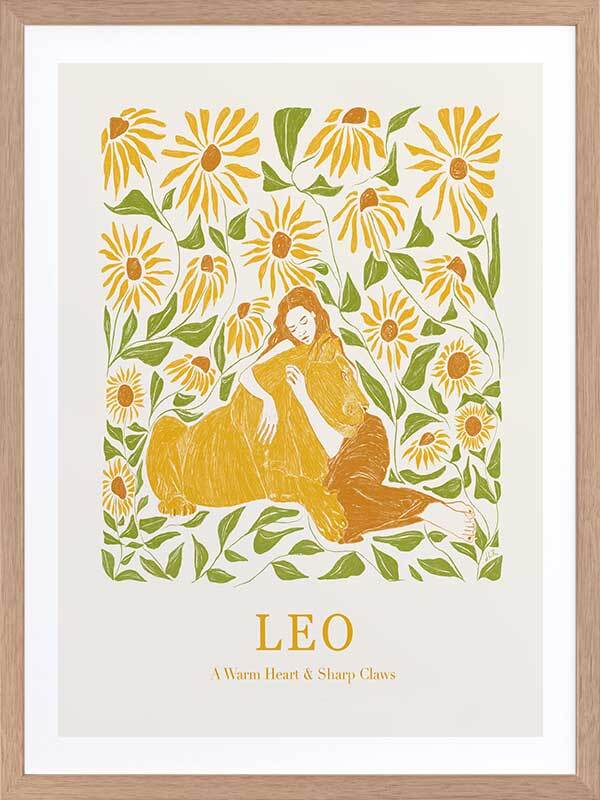 Leo Rectangle Poster