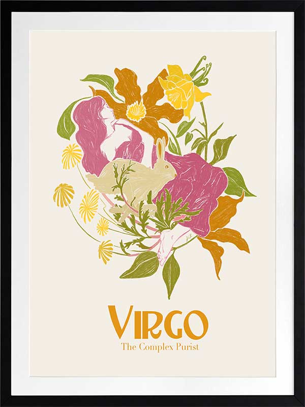 Virgo Rectangle Poster Framed Art Print