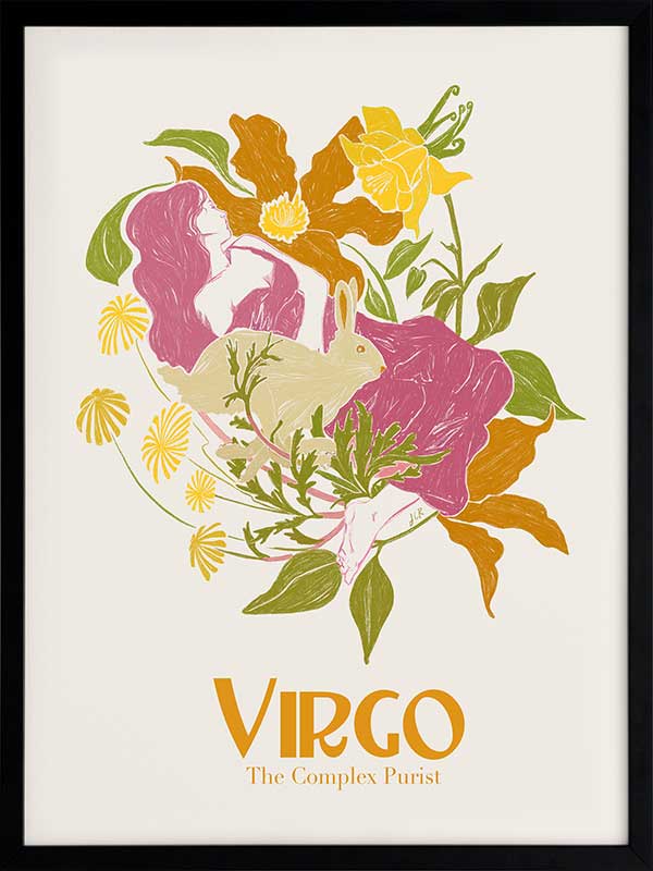 Virgo Rectangle Poster Framed Art Print