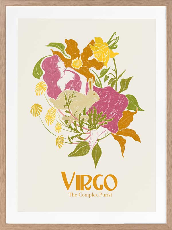 Virgo Rectangle Poster Framed Art Print