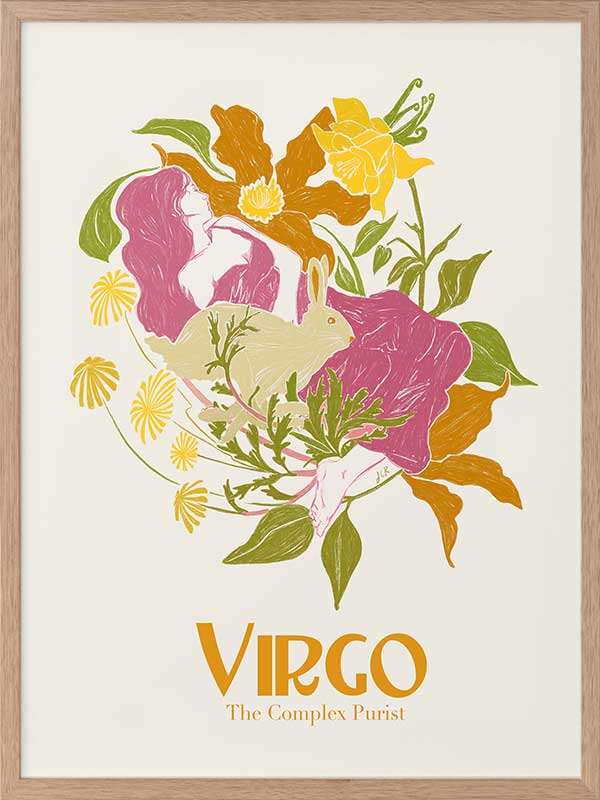 Virgo Rectangle Poster Framed Art Print