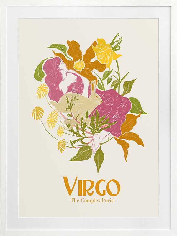 Virgo Rectangle Poster Framed Art Print