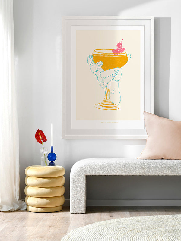 Cocktail I Framed Art Print | Lifestyle