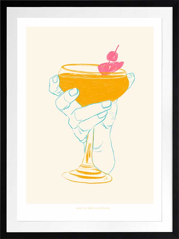 Cocktail I Framed Art Print