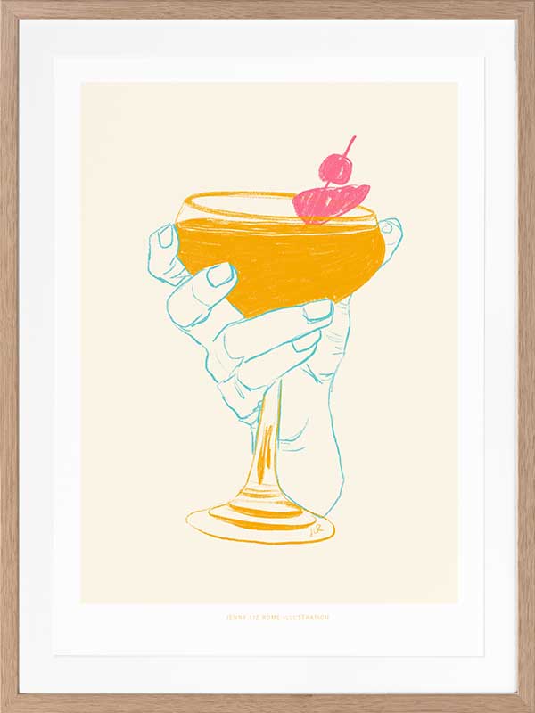 Cocktail I Framed Art Print