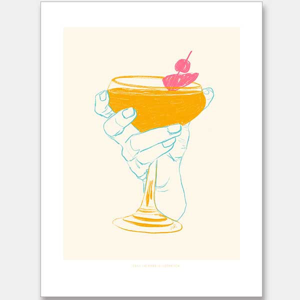 Cocktail I Unframed Art Print