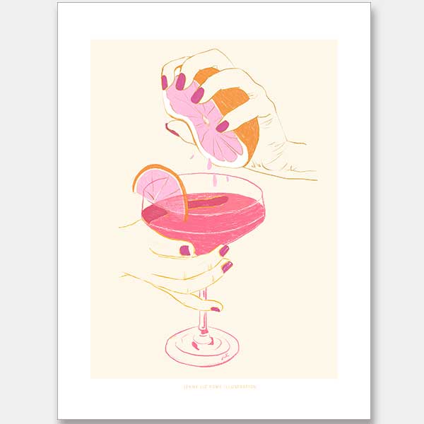 Cocktail II Unframed Art Print