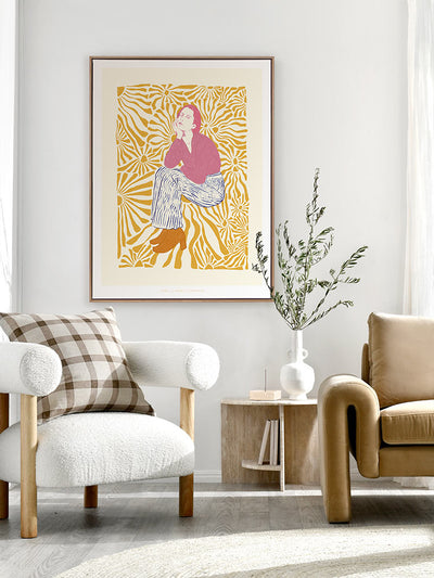 Dazed Portrait I Canvas Art Print | Lifestyle