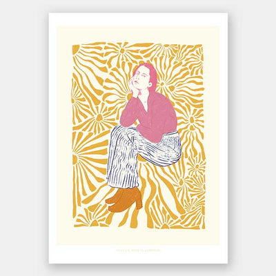 Dazed Portrait I Unframed Art Print