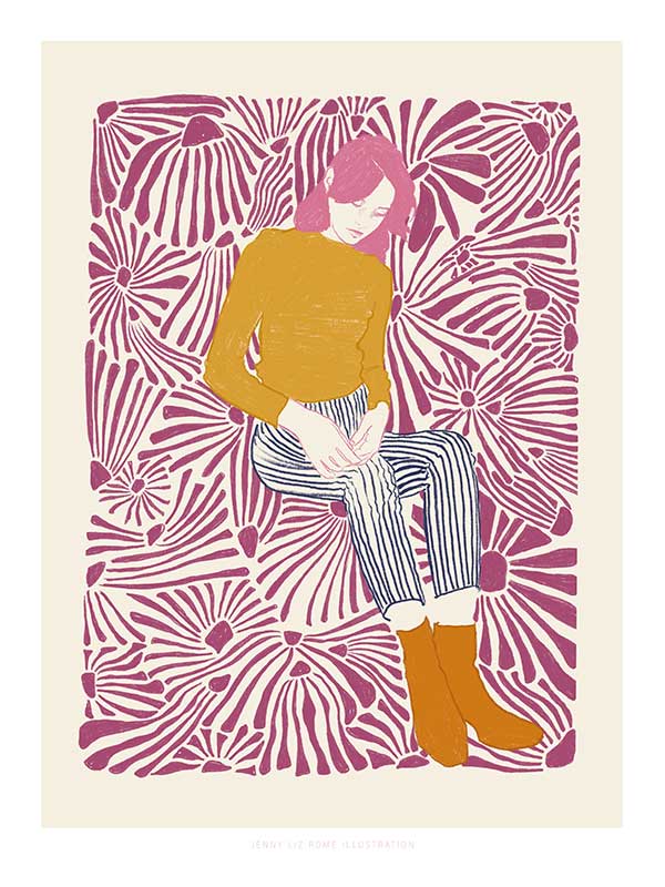 Dazed Portrait III Canvas Art Print