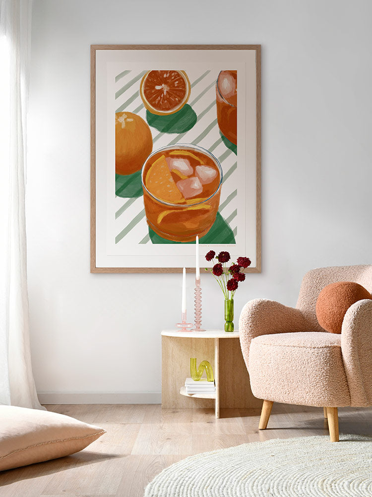 Amalfi Hour Framed Art Print | Lifestyle