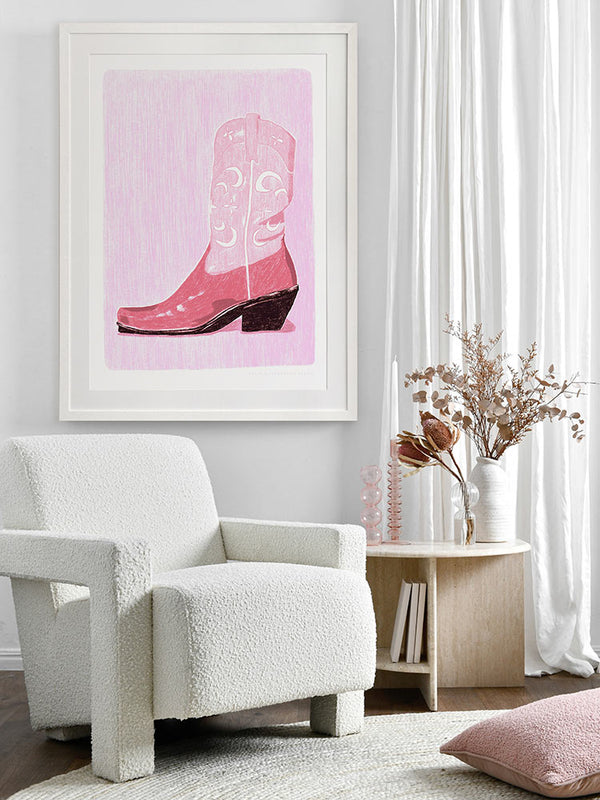Boot Scootin’ Baby Framed Art Print | Lifestyle