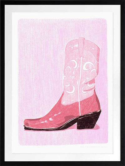 Boot Scootin’ Baby Framed Art Print