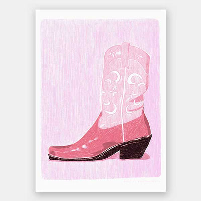 Boot Scootin’ Baby Unframed Art Print