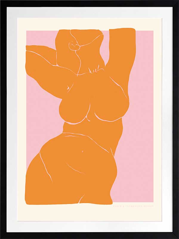 She’s Glowing Framed Art Print