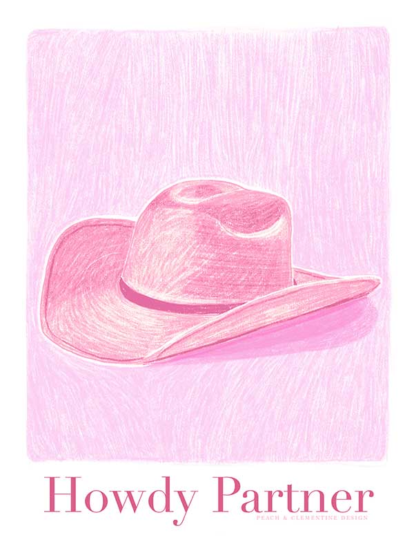 Howdy Partner Canvas Art Print