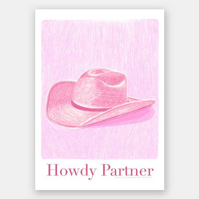 Howdy Partner Unframed Art Print
