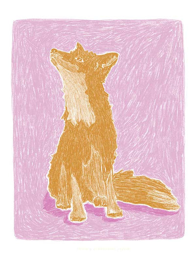 Spirit of the Fox Canvas Art Print