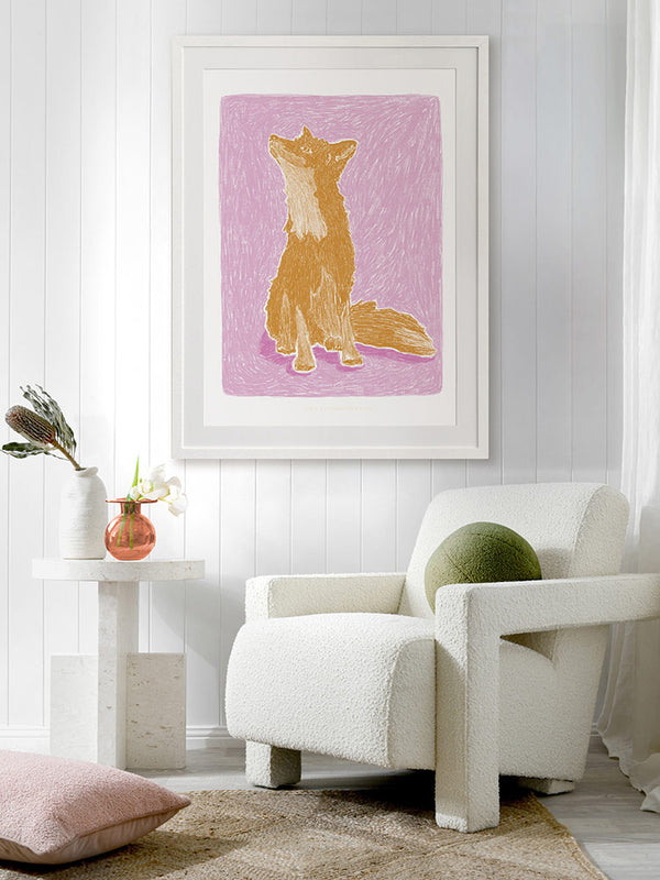 Spirit of the Fox Framed Art Print | Lifestyle