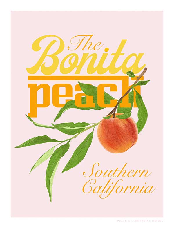 California Peaches Canvas Art Print