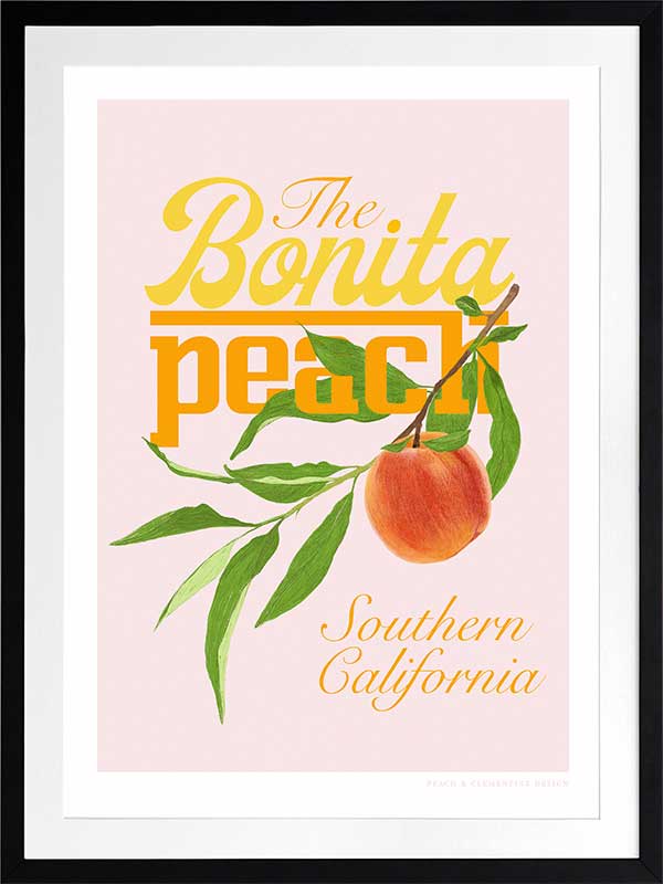 California Peaches Framed Art Print