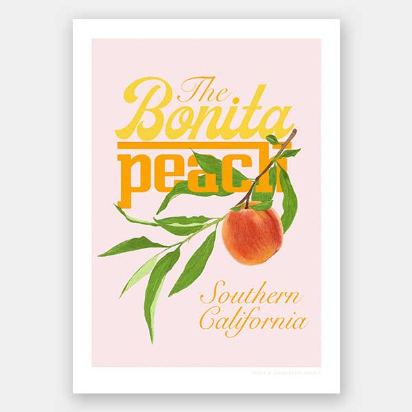 California Peaches Unframed Art Print