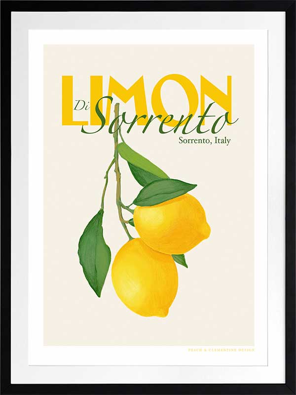 Sorrento Lemons Framed Art Print