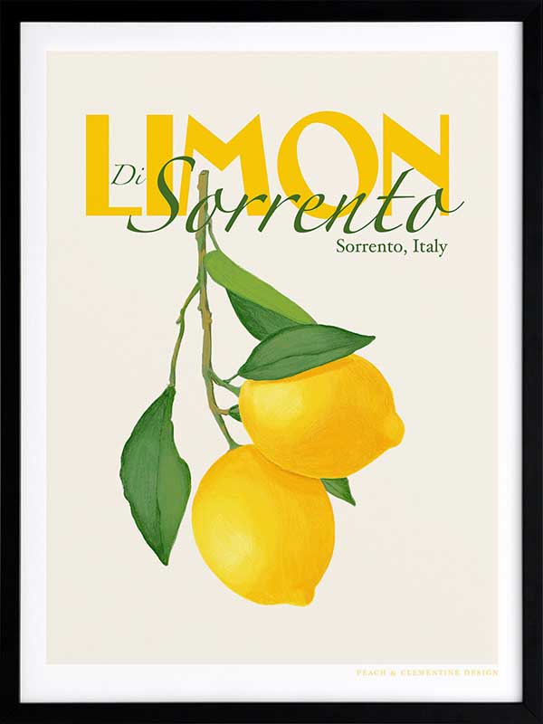 Sorrento Lemons Framed Art Print