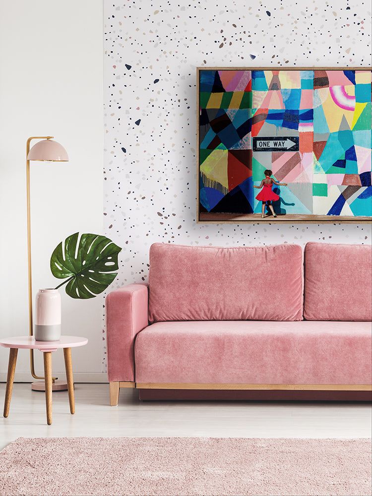 One Way Canvas Art Print | Lifestyle