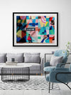 One Way Framed Art Print | Lifestyle