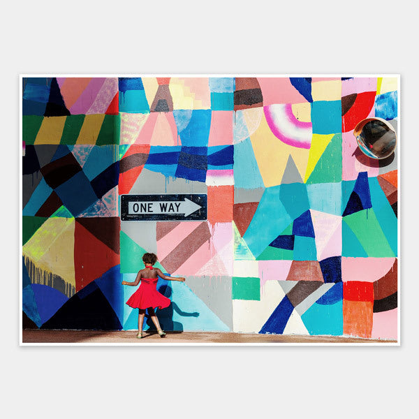 One Way Unframed Art Print