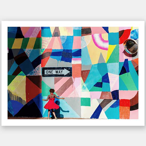 One Way Unframed Art Print