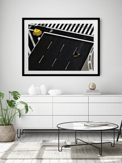 Single Rider Framed Art Print | Lifestyle
