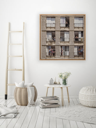The Apartment Block Canvas Art Print | Lifestyle