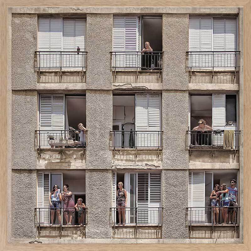 The Apartment Block Canvas Art Print