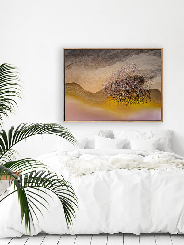 Fly By Lake Canvas Art Print | Lifestyle