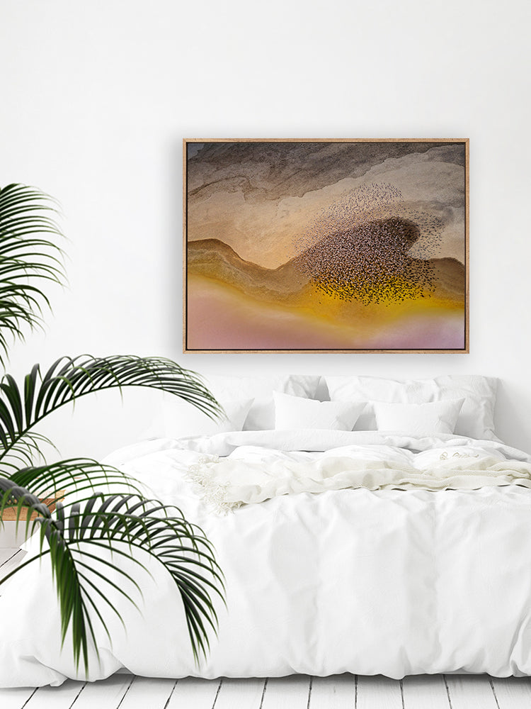 Fly By Lake Canvas Art Print | Lifestyle