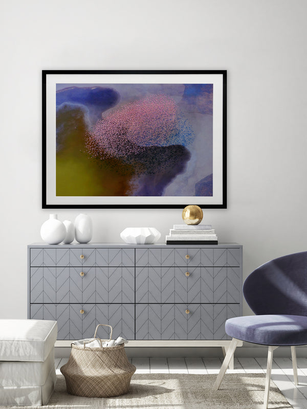 A Flamboyance Framed Art Print | Lifestyle
