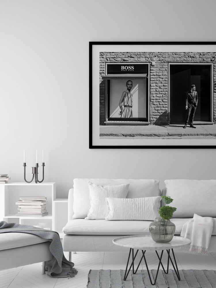 Boss Framed Art Print | Lifestyle