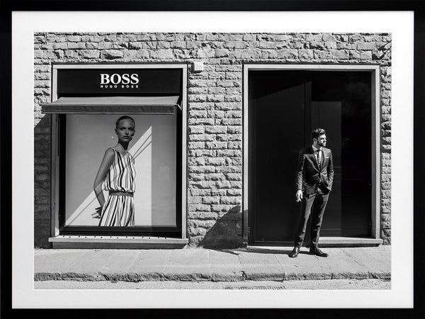 Boss Framed Art Print