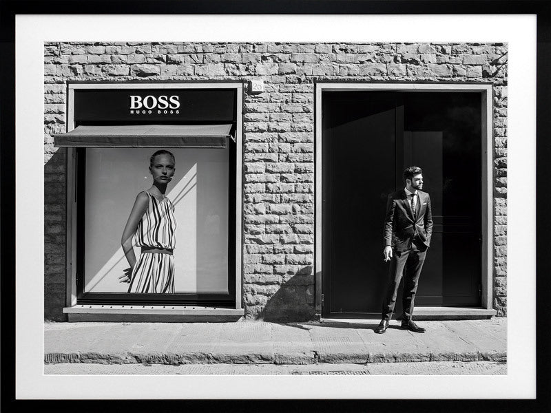 Boss Framed Art Print