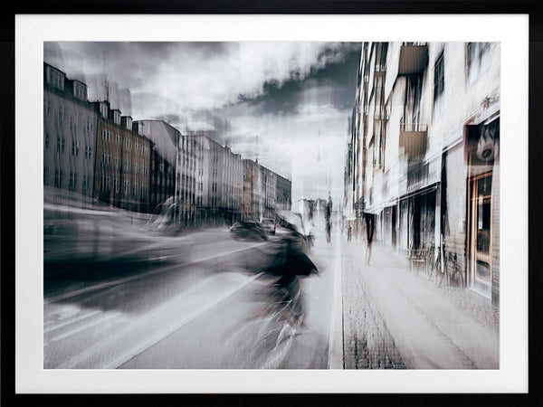 Life in Copenhagen Framed Art Print