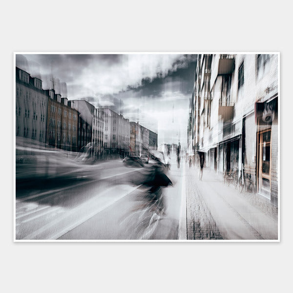 Life in Copenhagen Unframed Art Print