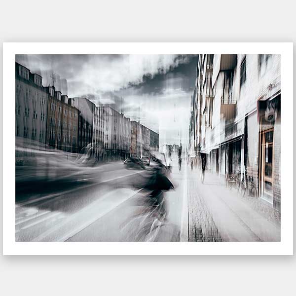 Life in Copenhagen Unframed Art Print