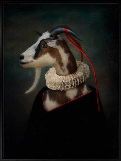 Renaissance Goat Canvas Art Print