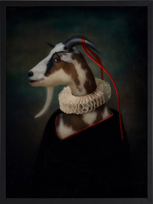 Renaissance Goat Framed Art Print