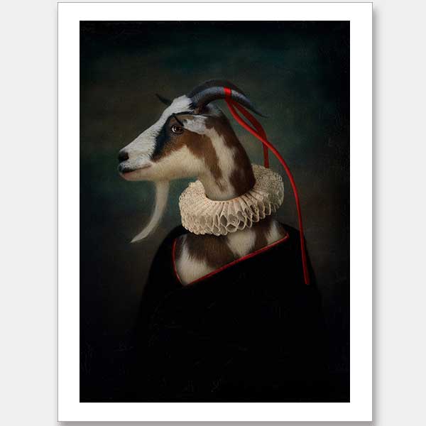 Renaissance Goat Unframed Art Print
