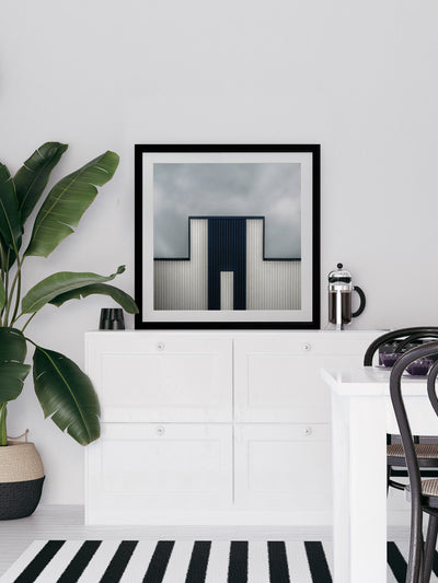 The Tetris Factory Framed Art Print | Lifestyle